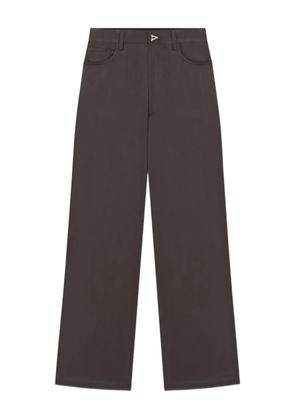 AERON Gellert button-detail trousers - Brown