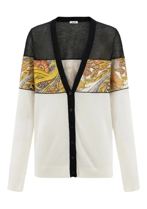 Ferragamo V-neck cardigan - White
