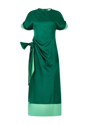 Rosie Assoulin Sash & Slit midi dress - Green