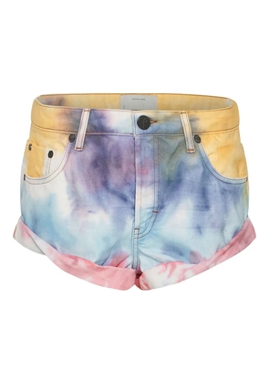 One Teaspoon Bandits tie-dye shorts - Blue