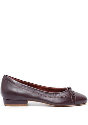 Sarah Chofakian Martina ballerina shoes - Red