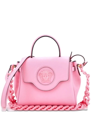 Versace Pre-Owned La Medusa Top Handle Bag Leather Small satchel - Pink