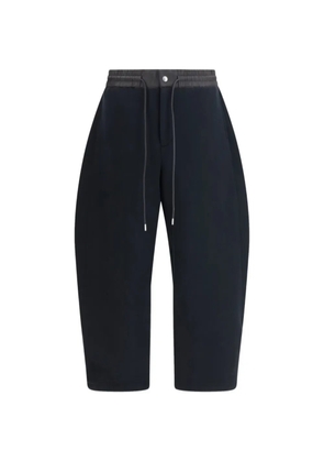 sacai drawstring-waist track pants - Blue