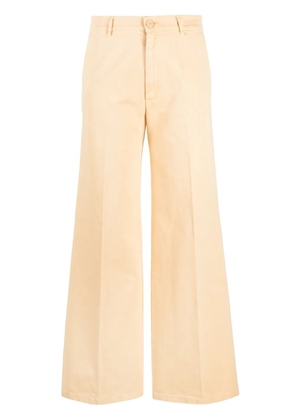 Forte Forte high-waist wide-leg trousers - Yellow