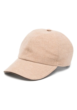 Cruciani felted baseball cap - Brown