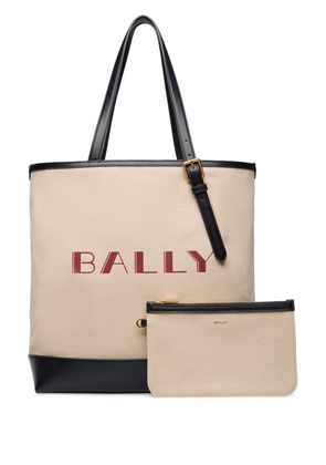 Bally Summer Capsule canvas tote bag - Neutrals
