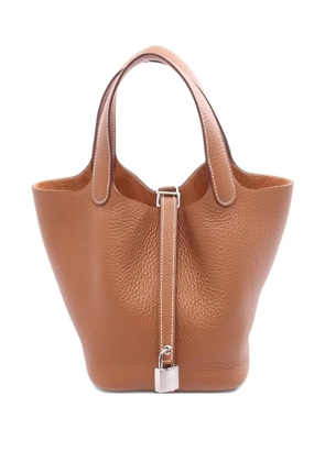 Hermès Pre-Owned Picotin Lock PM clemence tote bag - Brown