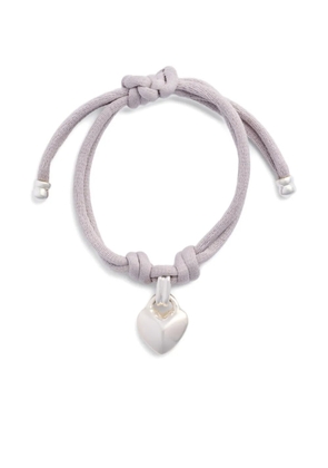 Patou Heart drawstring bracelet - Grey