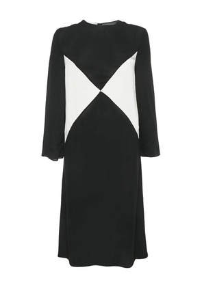 Valentino Garavani Pre-Owned two-tone dress - Black