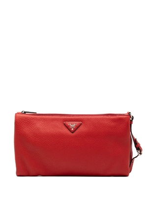 Prada Pre-Owned 2000-2025 Vitello Daino clutch bag - Red