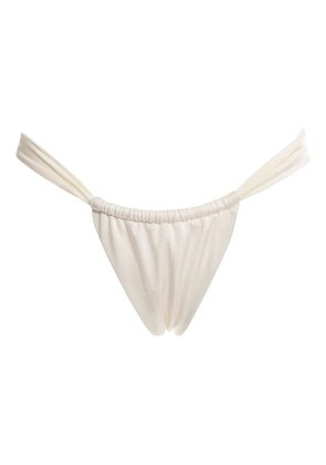 Agua By Agua Bendita tie-side bikini bottoms - White