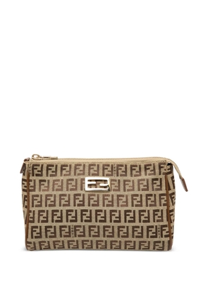 Fendi Pre-Owned 2000-2010 Zucchino Canvas pouch - Brown