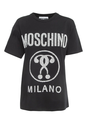 Moschino Pre-Owned Double Question Mark T-shirt - Black