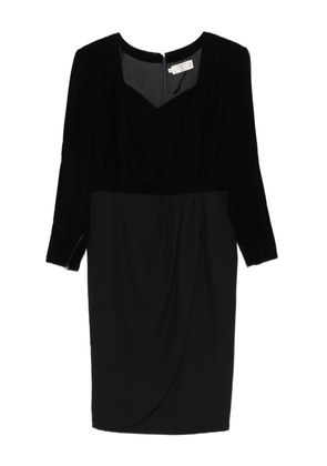 Valentino Garavani Pre-Owned 1990s velvet-bodice dress - Black