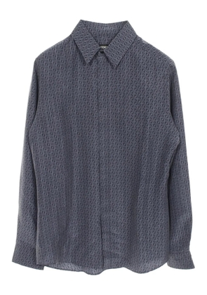 Fendi Pre-Owned 2000s FF Karligraphy shirt - GRAY, BLACK