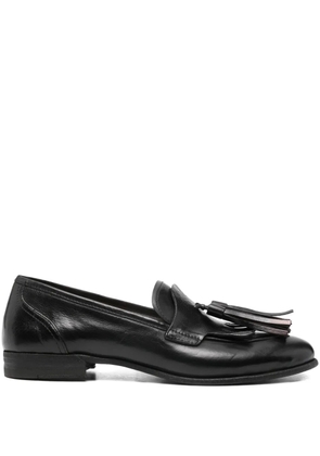 PAUL SILENCE tassel-detail leather loafers - Black