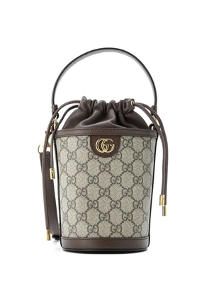Gucci Pre-Owned GG Coated Canvas Ophidia Bucket Bag - Brown