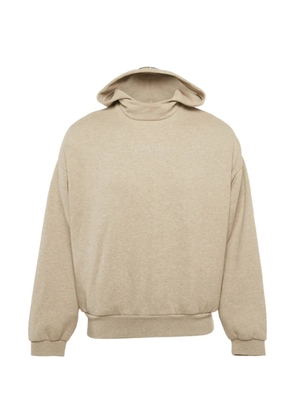 Fear Of God cotton logo hoodie - Neutrals