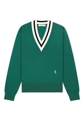 Sporty & Rich V-neck sweater - Green