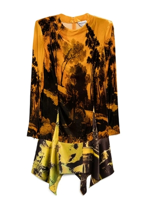 Monse graphic-print dress - Orange