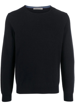 Corneliani crew-neck fine-knit jumper - Blue
