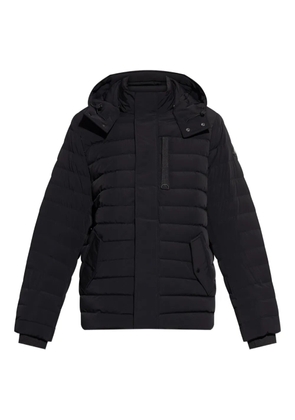 Moose Knuckles logo-patch padded jacket - Black