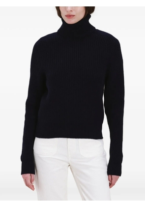 Fortela rib-stitch turtleneck sweater - Blue