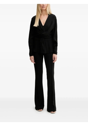 BOSS twist-front blouse - Black