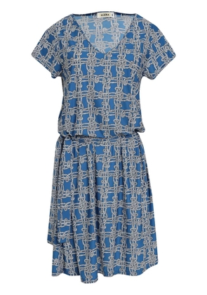 Amir Slama belted dress - Blue