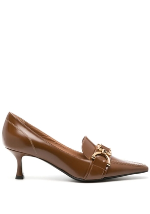 Roberto Festa 60mm Kesy leather pumps - Brown