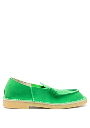 Hender Scheme Dean suede boat shoes - Green