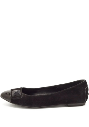 Tod's Vintage suede ballet flats - Black