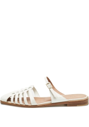Malone Souliers Eleonora strap mules - White