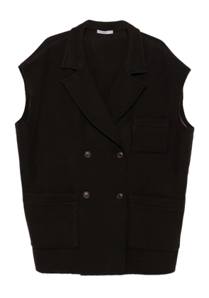 Dusan double-breasted pocket jacket - Brown