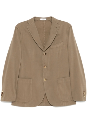Boglioli twill blazer - Neutrals
