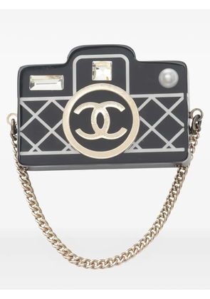 CHANEL Pre-Owned 1986-1988 Camera-motif brooch - Gold