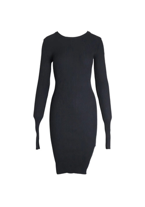 Maison Martin Margiela Pre-Owned ribbed long-sleeve dress - Black