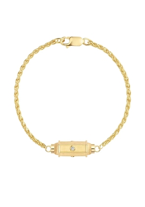 Marie Lichtenberg 18K yellow gold diamond micro Coco bracelet