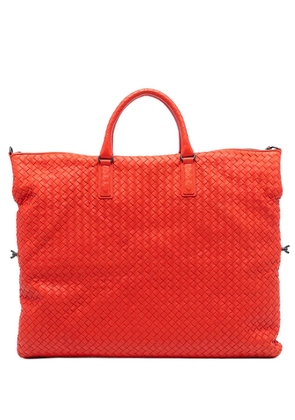 Bottega Veneta Pre-Owned 2012-2025 Maxi Nappa Intrecciato Convertible Tote travel bag - Red