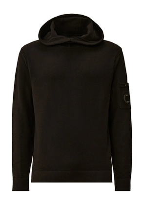 C.P. Company patch-pocket hoodie - Black