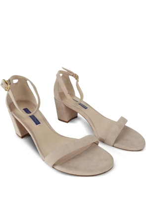 Stuart Weitzman 65mm suede heels - Neutrals