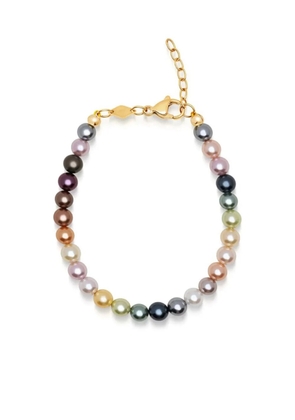 Nialaya Jewelry Rainbow pearl bracelet - Gold