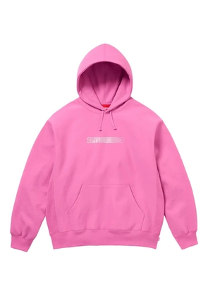 Supreme x Swarovski motion-logo hoodie - Pink