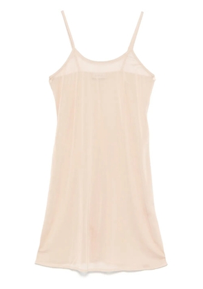 MRZ semi-sheer mini dress - Neutrals