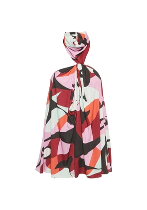 PUCCI Pre-Owned high-neck abstract-print top - Red