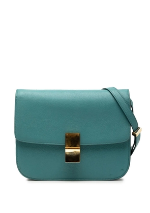 Celine Pre-Owned 2015 Medium Calfskin Classic Box crossbody bag - Blue