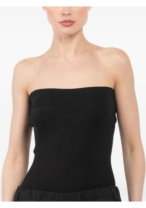 Aya Muse ribbed top - Black