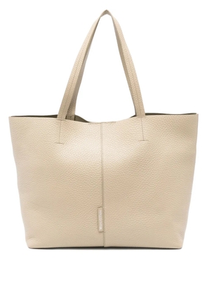 Marc O'Polo Celia leather tote bag - Neutrals