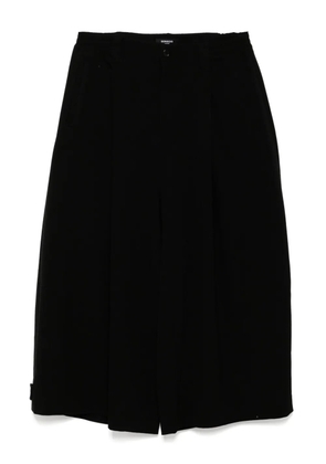 SONGZIO structured crop wide-leg pants - Black