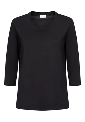 DRIES VAN NOTEN three-quarter sleeve cotton T-shirt - Black